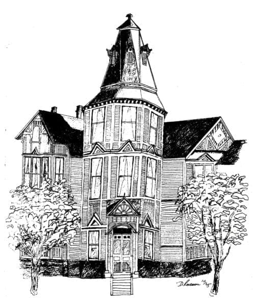 Pencil Sketch of Starrett House